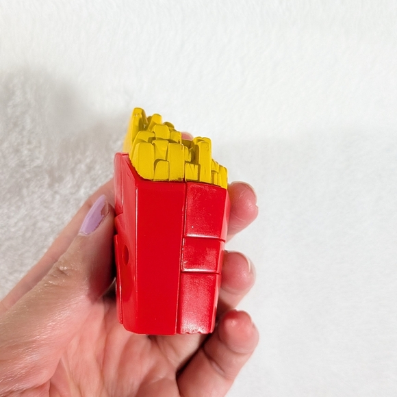 ❤️ 1990 Fryceratops McDino Changeables McDonald's Happy Meal Fry Transformer Toy - Picture 6 of 12